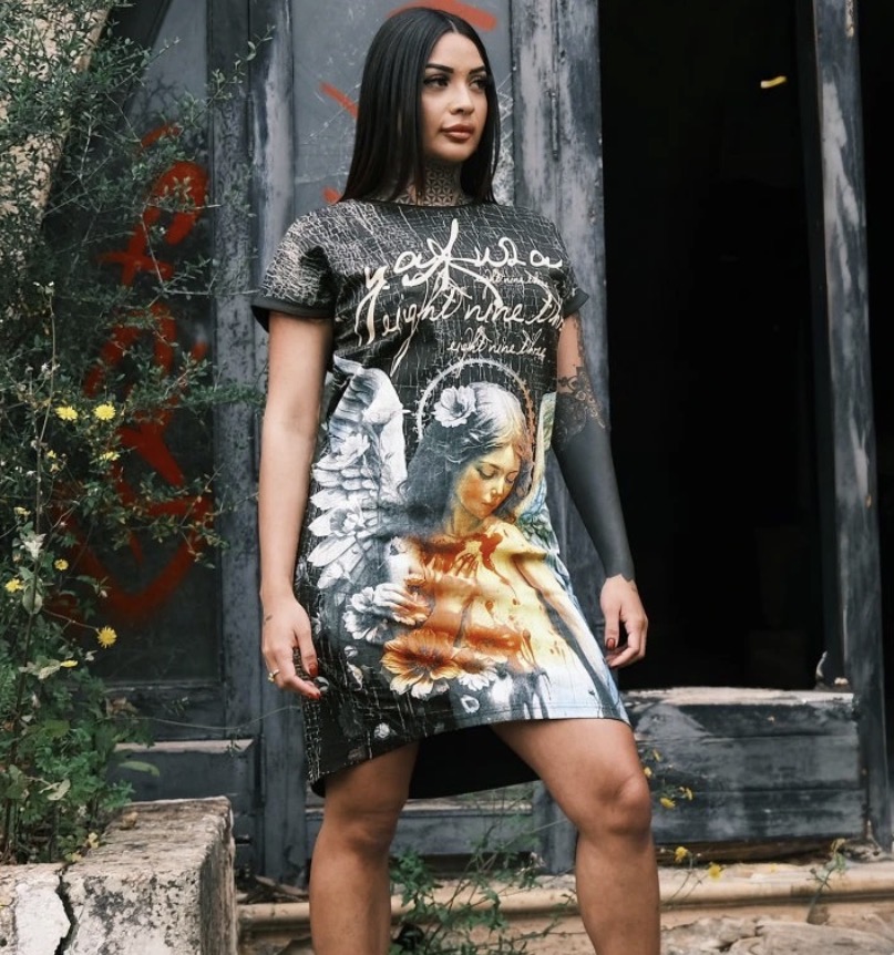 Yakuza dámske šaty Sorrow Urban GKB 26121 black
