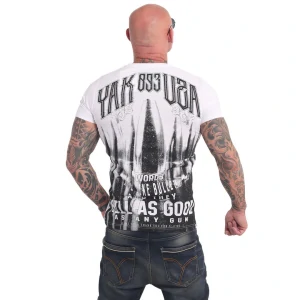 Pánské triko Yakuza WORDS LIKE TSB 17031 white