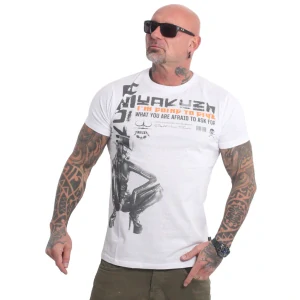 Pánské triko Yakuza ASK FOR TSB 22001 white
