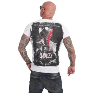 Pánské triko Yakuza BOOBOS TSB 17021 white