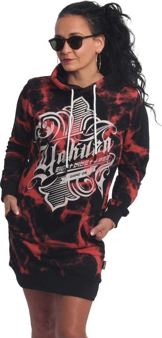 Yakuza dámské mikinové šaty CRESTS BURNING GKB 21107 Black