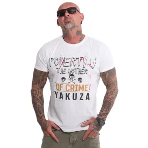 Pánské triko Yakuza Poverty TSB 22015 white 