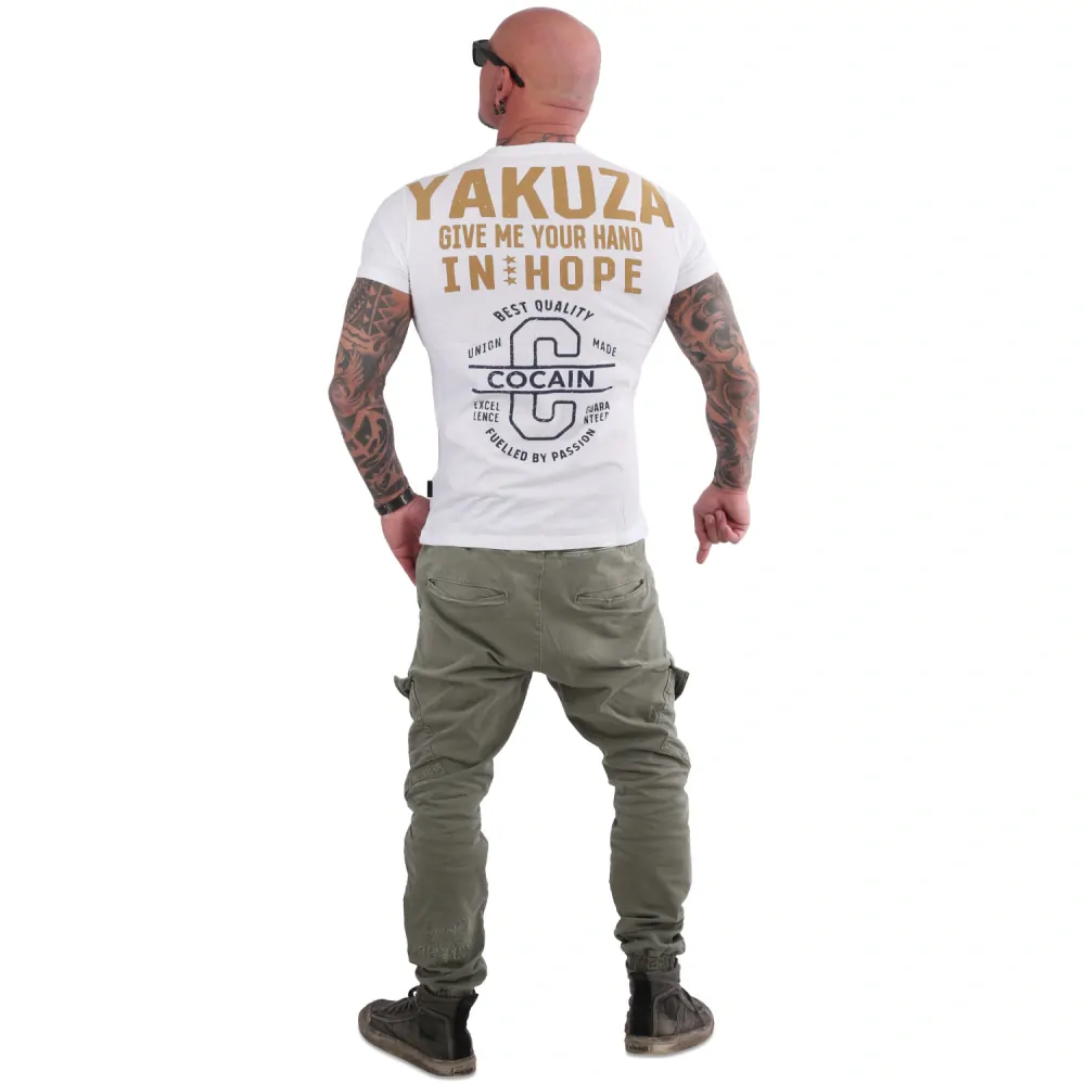 Pánské triko Yakuza Hope TSB 19035 white