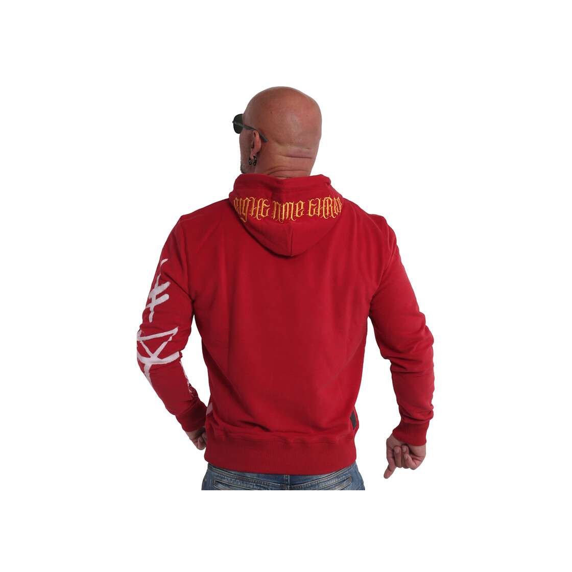 Pánská mikina Yakuza FUNNY CLOWN HOODIE HOB 19006 CHILI PEPPER