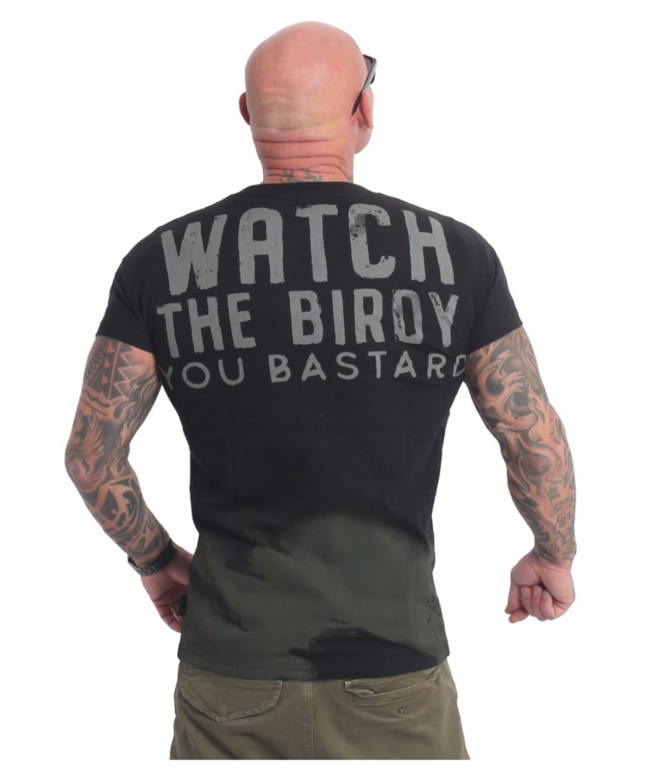 Pánské triko Yakuza Birdy TSB 22008 Black