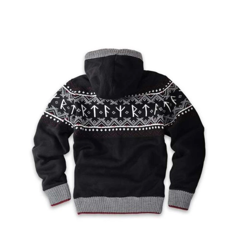 Zateplený svetr Thor Steinar "Svetr Runa schwarz" SJ 50047