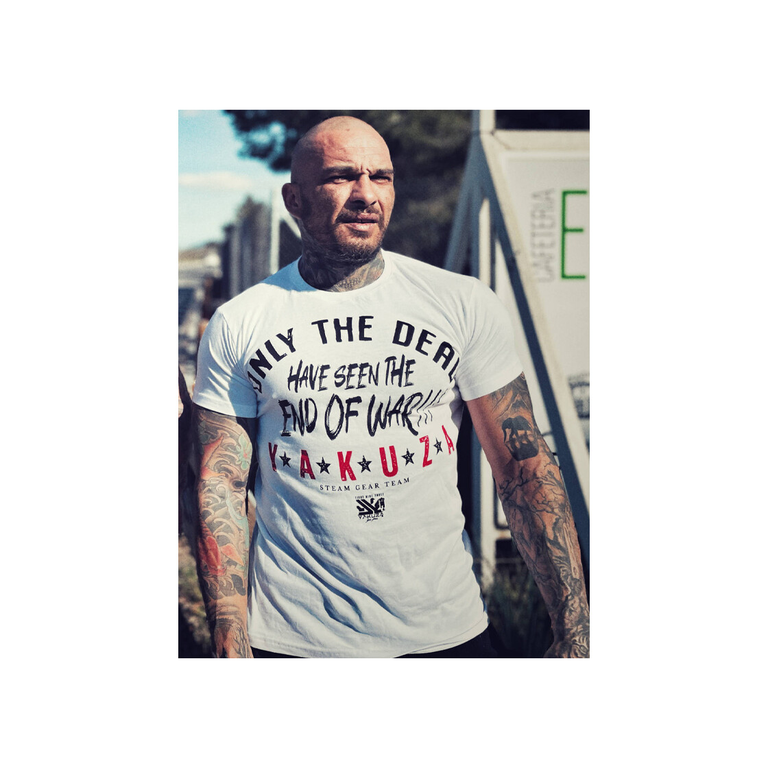 Pánské triko Yakuza Dead End TSB 19041 white