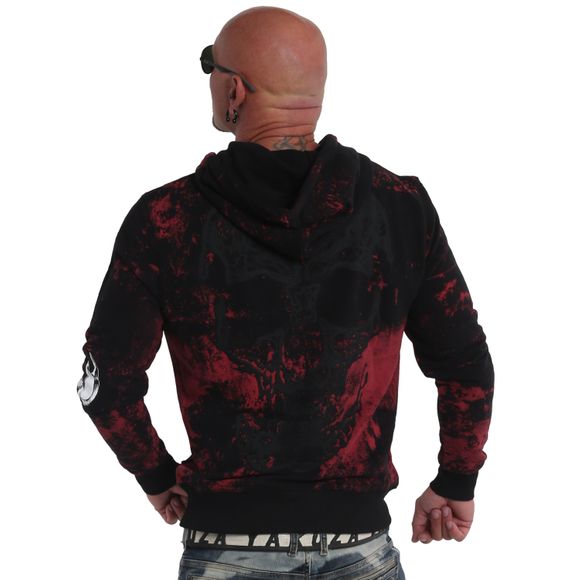 Pánská mikina Yakuza HIDDEN SKULL HOB 19004 black
