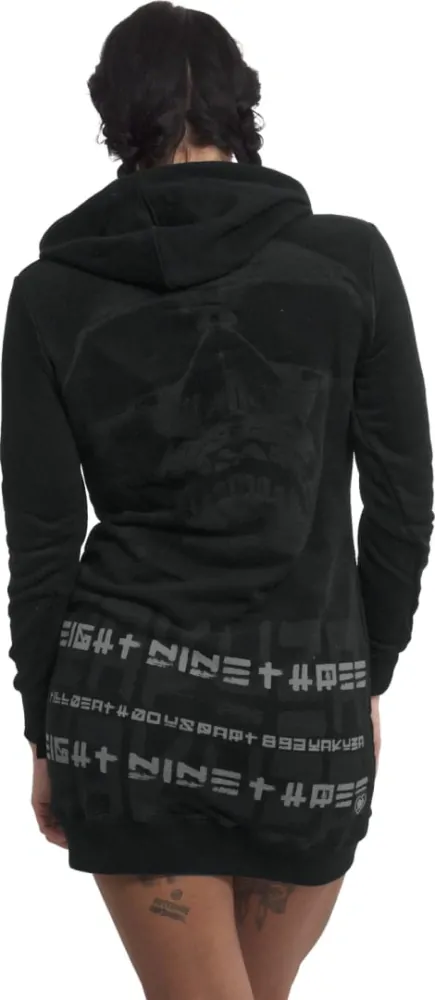 Dámské mikino šaty Yakuza Galvanic black