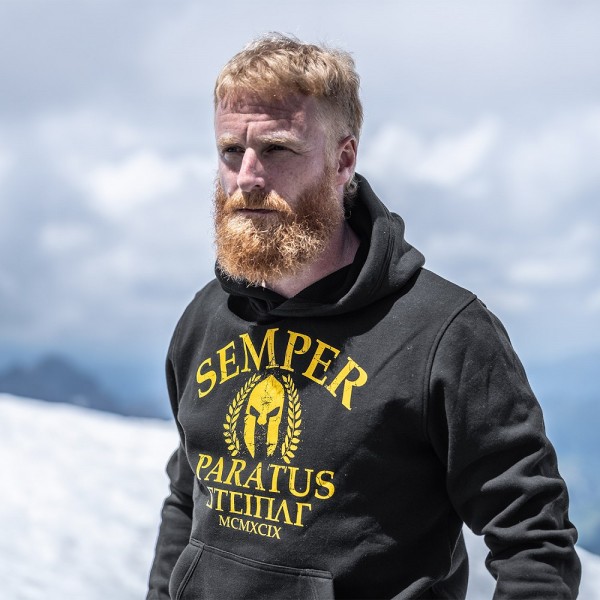 Mikina s kapucí Semper Paratus KPZS navy 19107