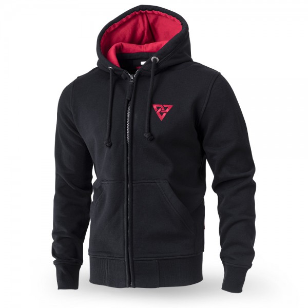 Mikina s kapucí Rodewin KPZJ 14241 black