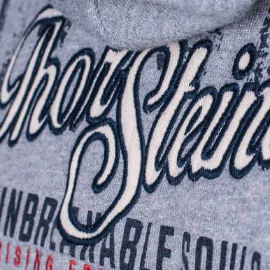 Mikina s kapucí Thor Steinar KPZJ 14150 grey-melange