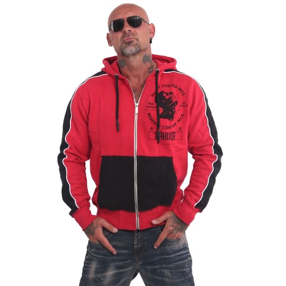 Pánská mikina Yakuza HZB 16006 ribbon red