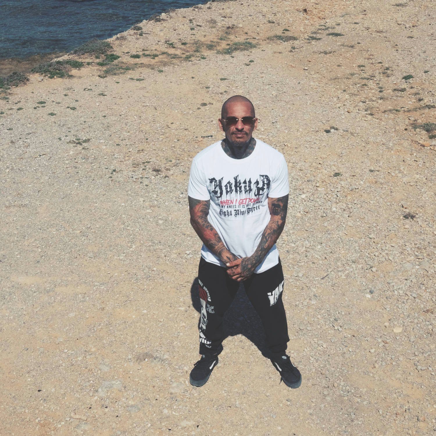 Pánské triko Yakuza GET DOWNT TSB 23027 white