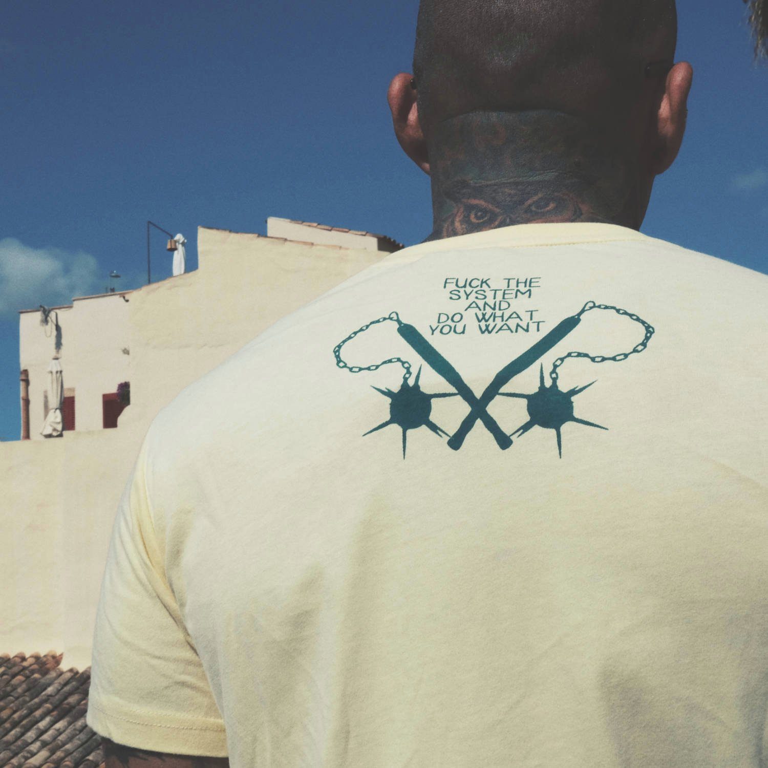 Pánské triko Yakuza Sometimes TSB 23039 pale banana