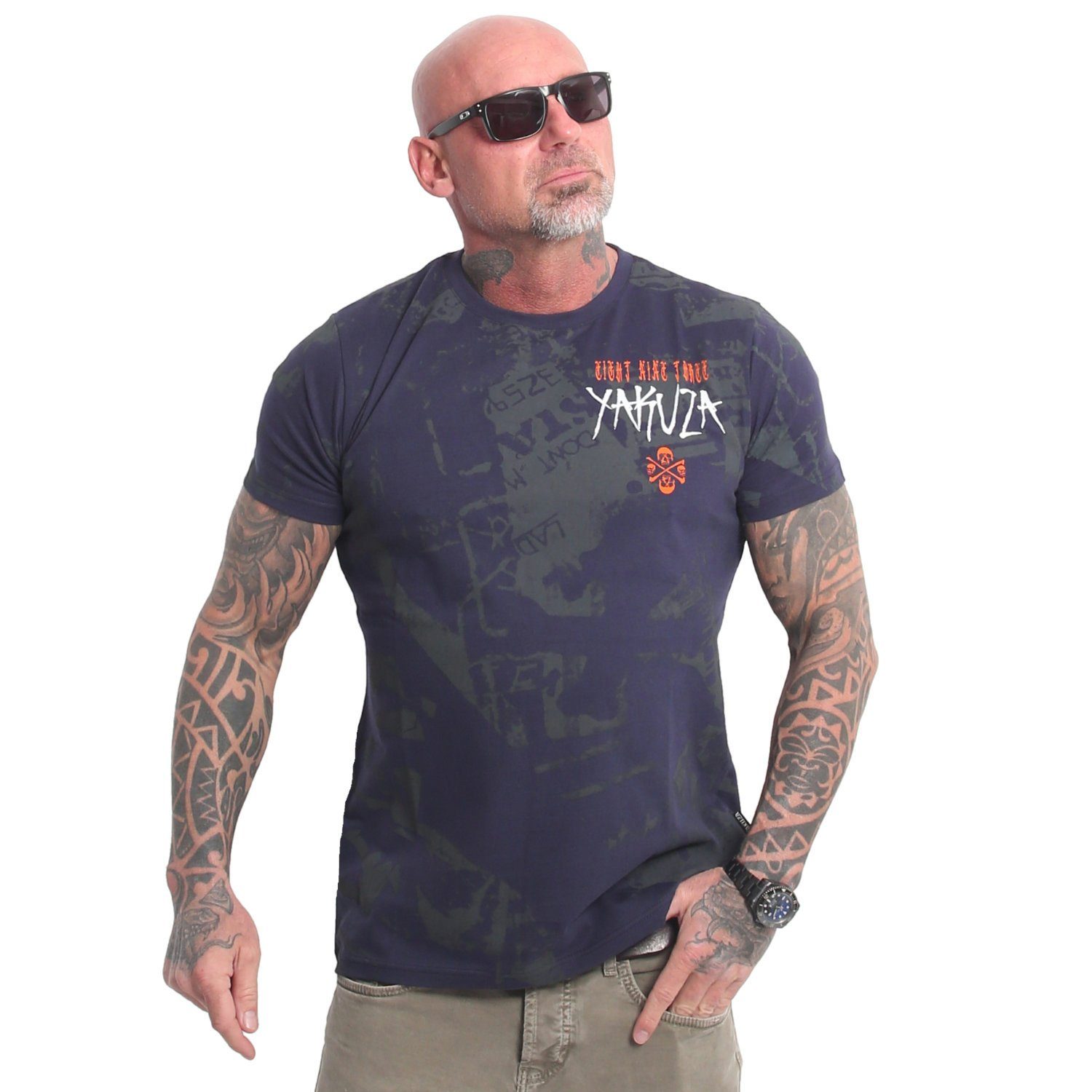 Pánské triko Yakuza CIRCUS TSB 23037 parisian night