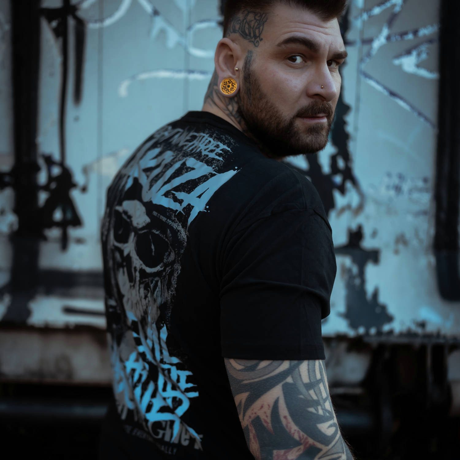 Pánské triko Yakuza Evil Only V02 TSB 23033 black