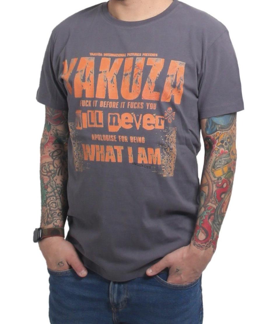 Pánské triko Yakuza APOLOGISE TSB 23025 ebony