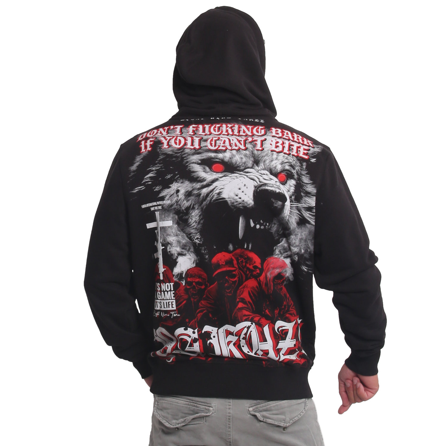 Pánská mikina Yakuza Bark HOB 25008 black