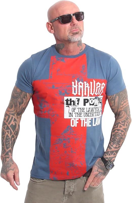 Pánské triko Yakuza Uncertainity TSB 23026 mallard blue