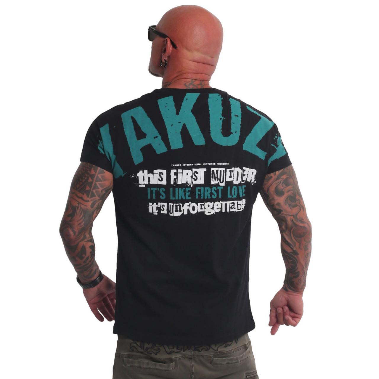 Pánské triko Yakuza FIRST LOVE TSB 23029 black