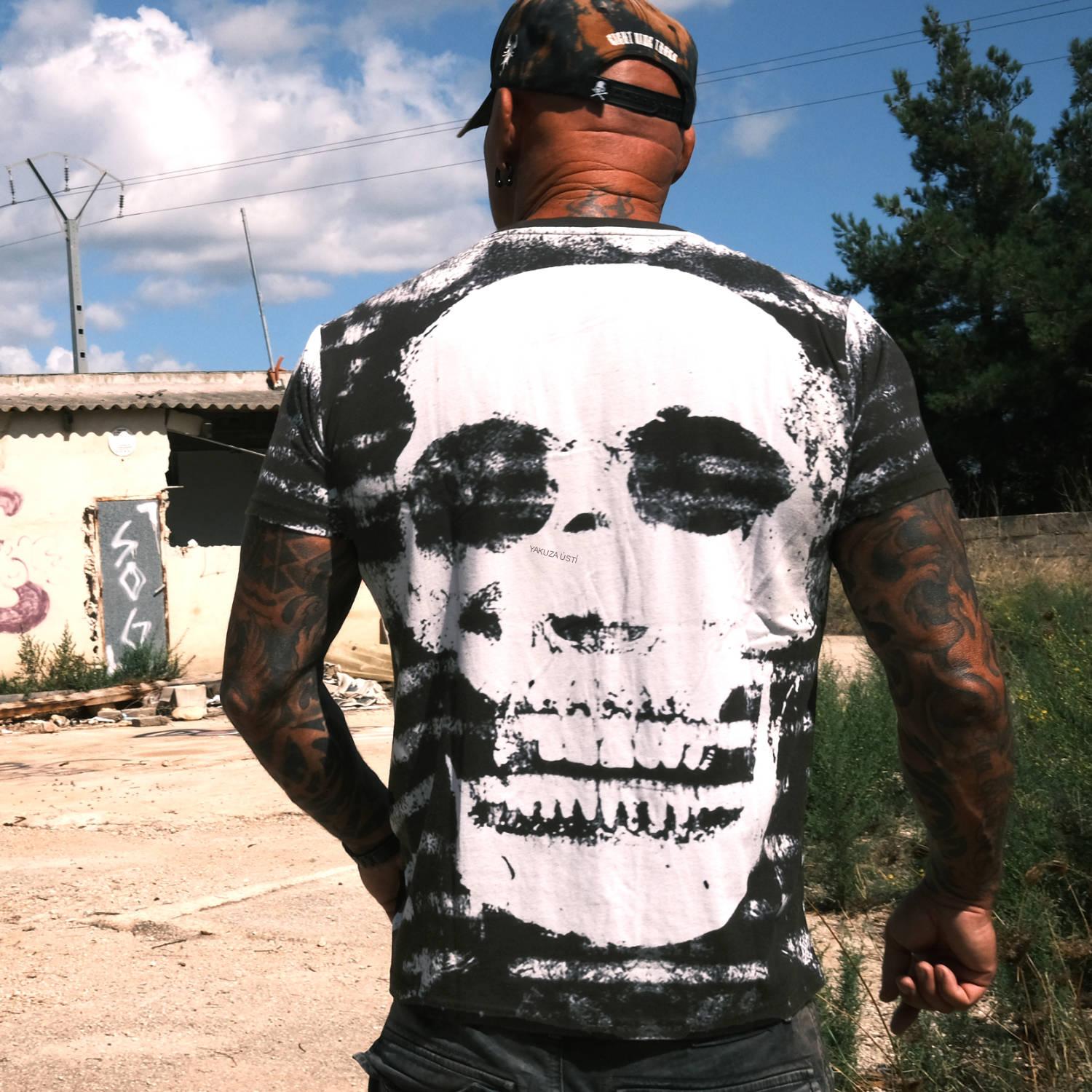 Pánské triko Yakuza Jailbreak Allover Acid Regular TSB 25025 black