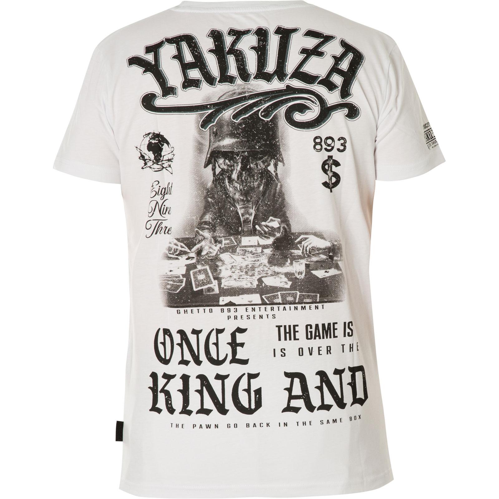 Pánské triko Yakuza KING TSB 15019 white
