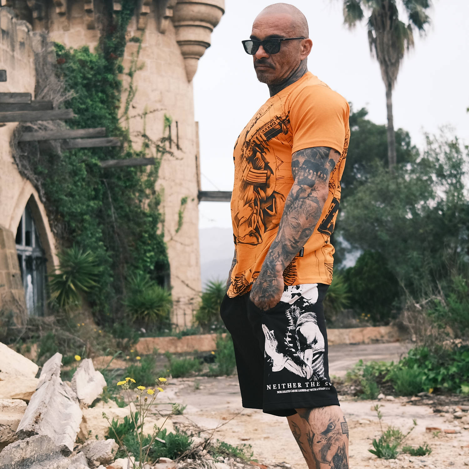 Yakuza pánské tričko SWEAR REGULAR TSB 26001 Orange