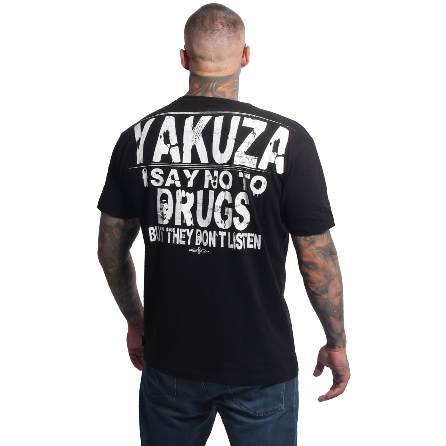 Yakuza pánské tričko SAY NO REGULAR TSB 26015 Black