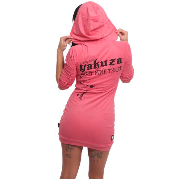 Yakuza dámské mikinové šaty BRUTE FORCE GKB 90115 Rose of Sharon