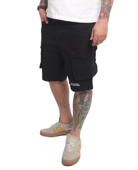 Yakuza Cargo šortky BLACK TAR CSB 25049 Black