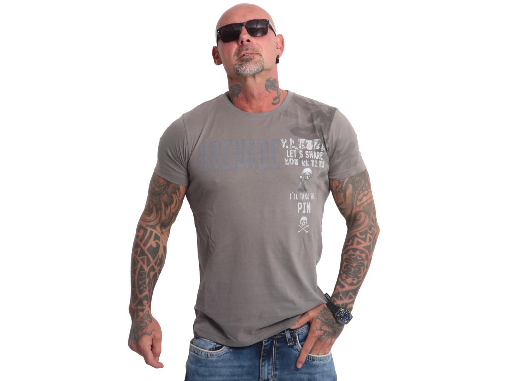 Triko Yakuza TSB 22016 stell grey