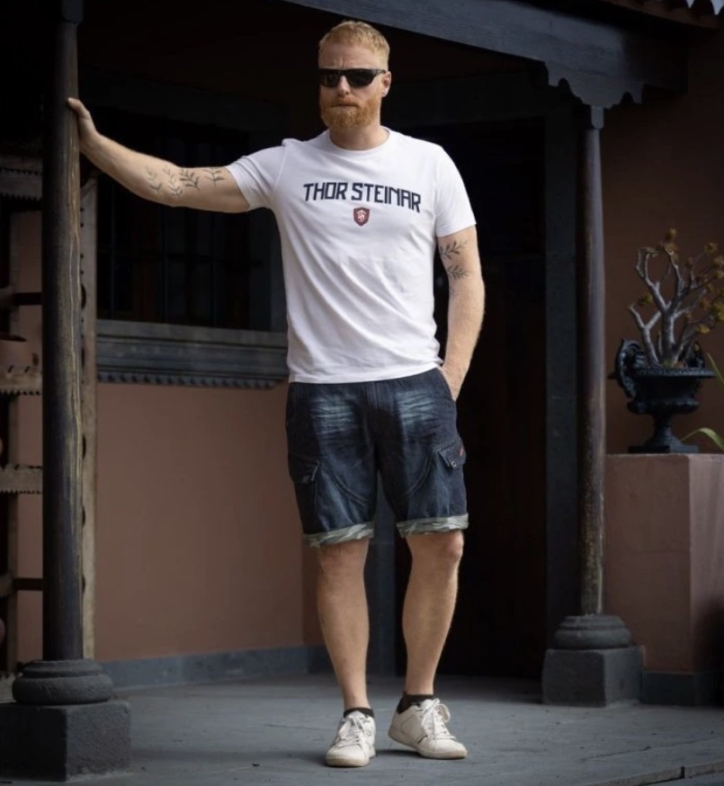 Kraťasy Rydal denim dark blue