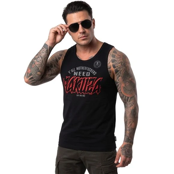 Yakuza tílko NAILED UHB 28024 Black