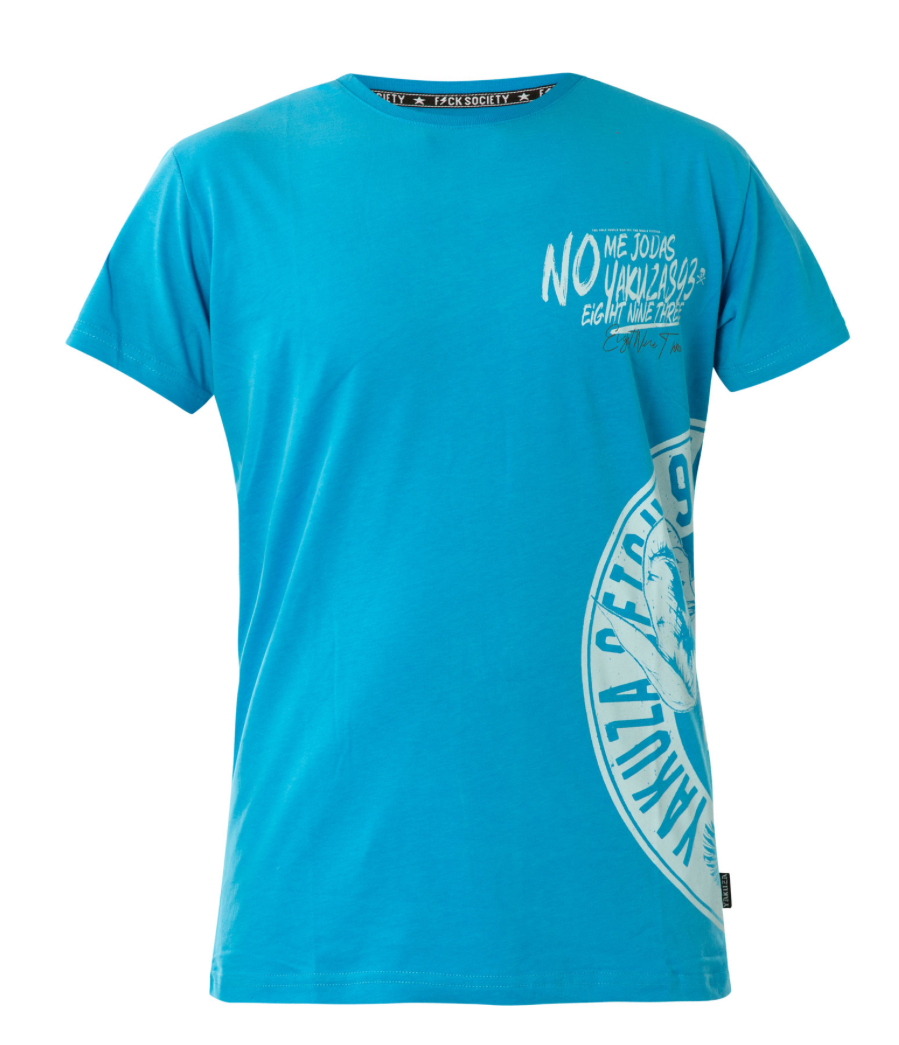 Pánské triko Yakuza JODAS TSB 17024 MALIBU BLUE