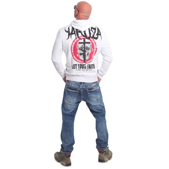 Yakuza pánská mikina FAITH HOB 23007 White