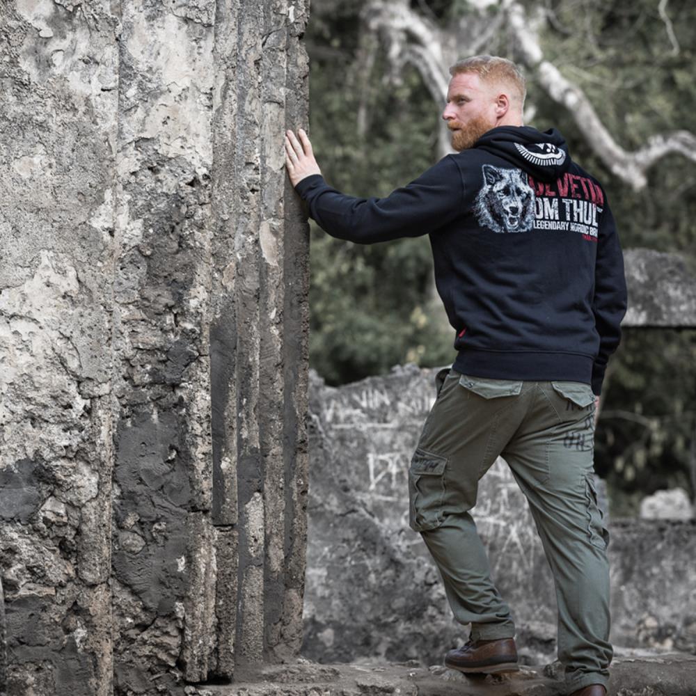Mikina Thor Steinar KPZ Wolf schwarz