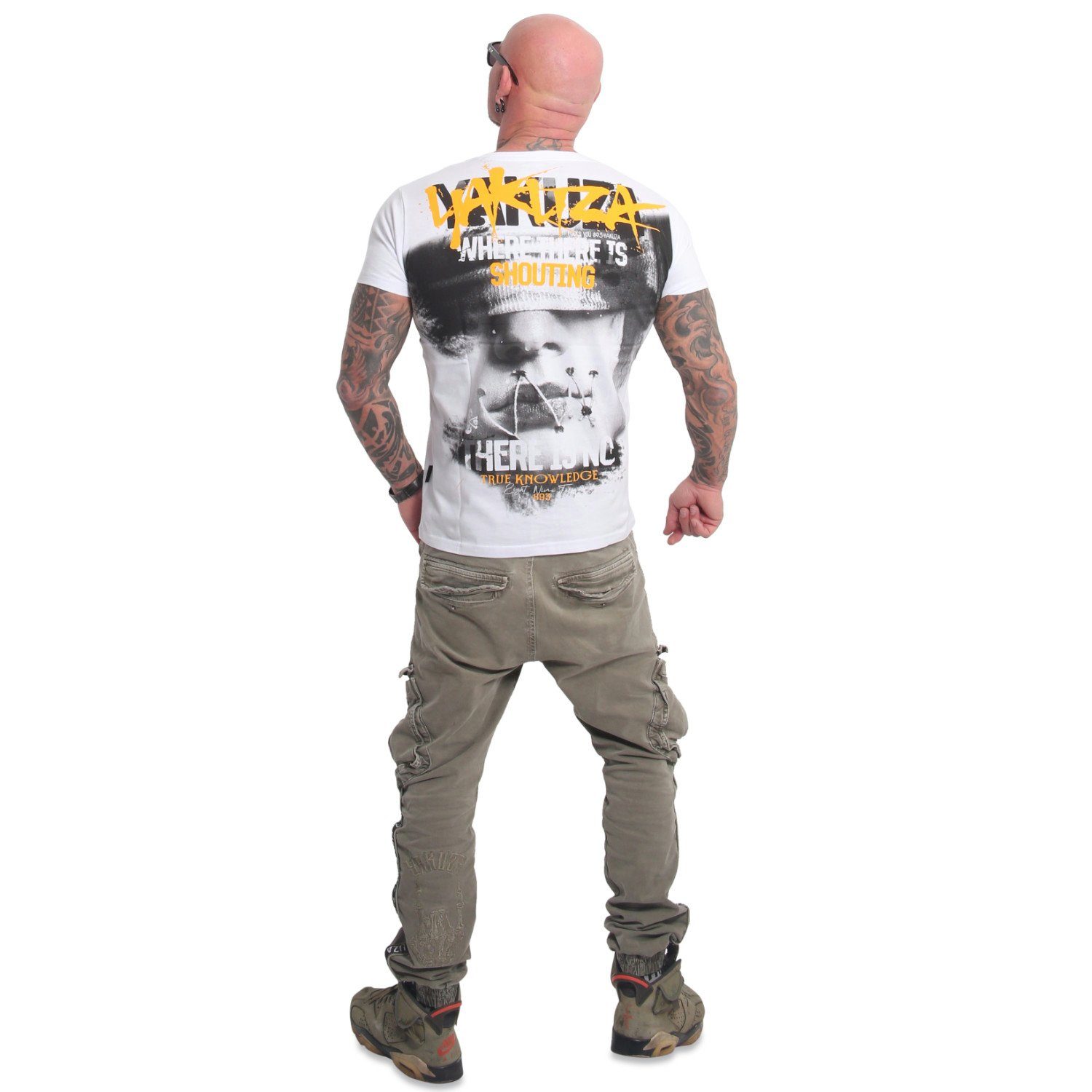 Pánské triko Yakuza Shouting TSB 23030 white