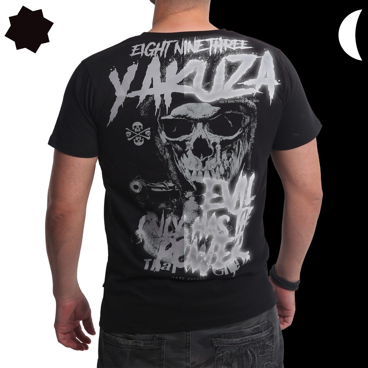Pánské triko Yakuza Evil Only V02 TSB 23033 black