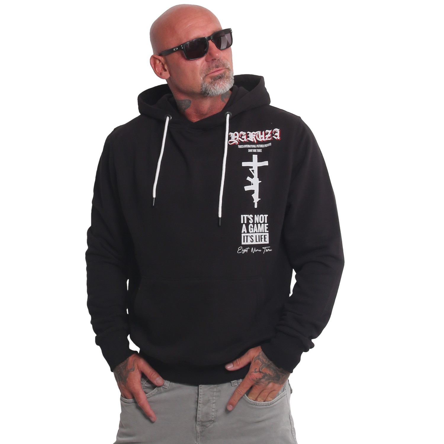 Pánská mikina Yakuza Bark HOB 25008 black