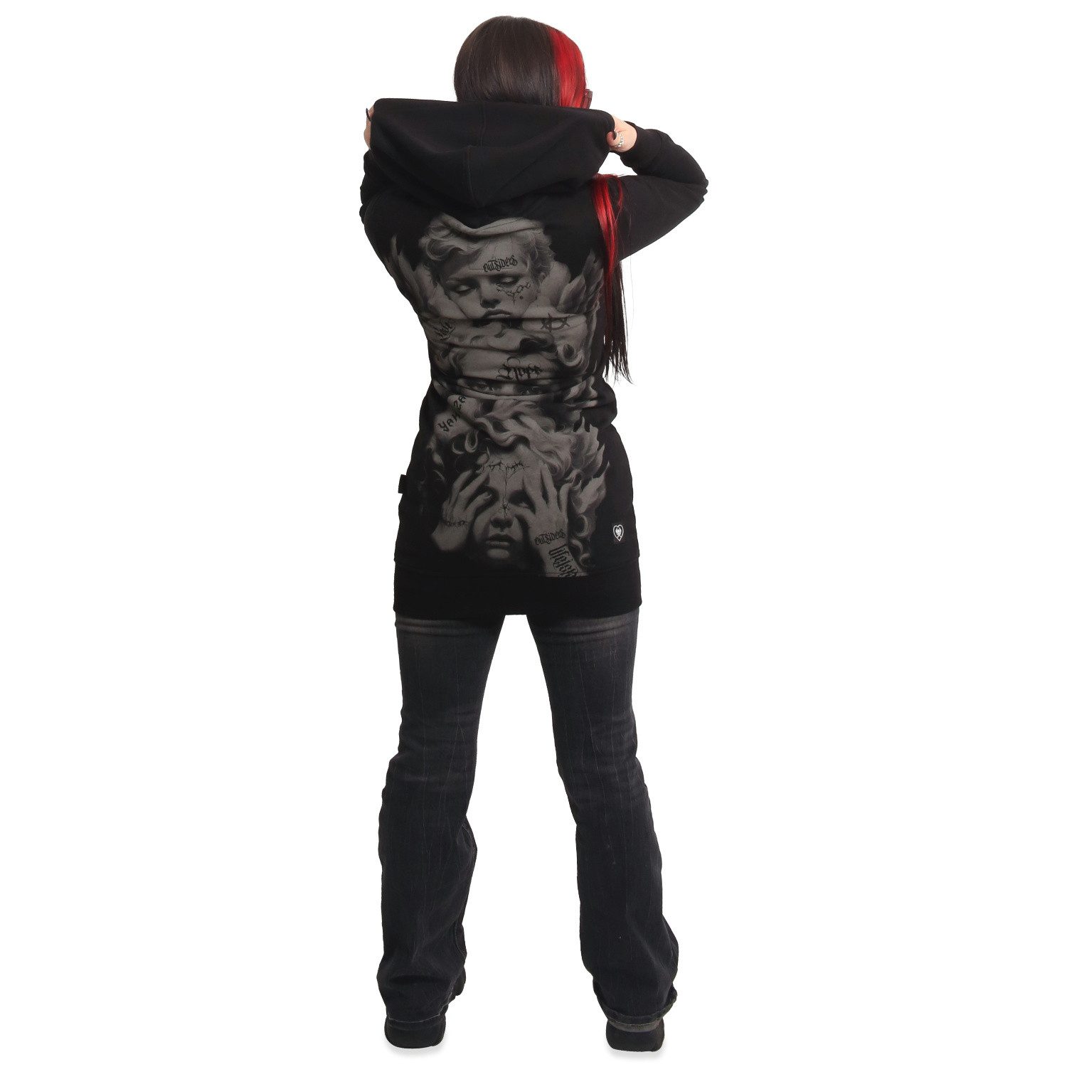 Dámská mikina Yakuza WISE KIDS GLHZB 25102 black