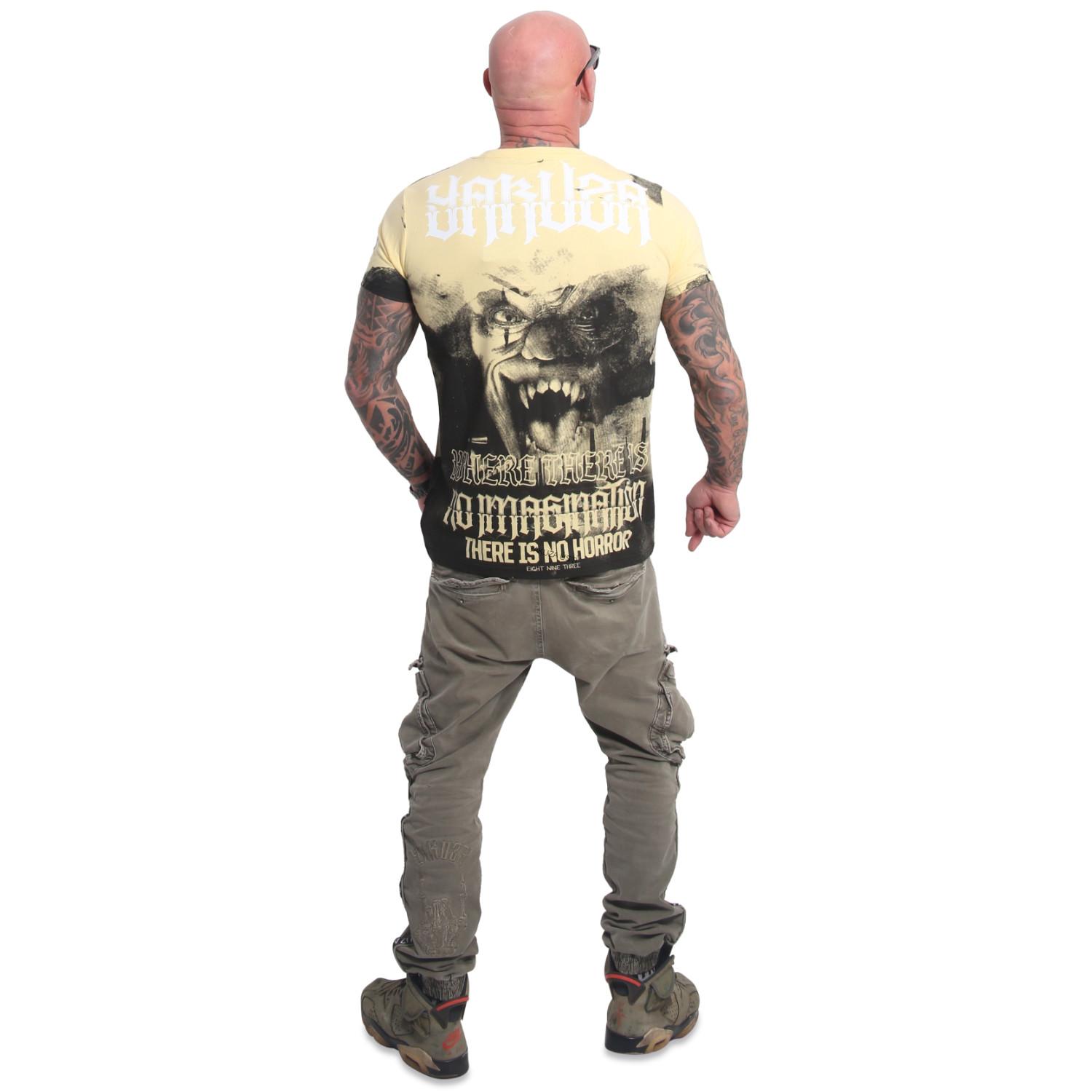 Pánské triko Yakuza HorrorAllover TSB 23044 pale banana