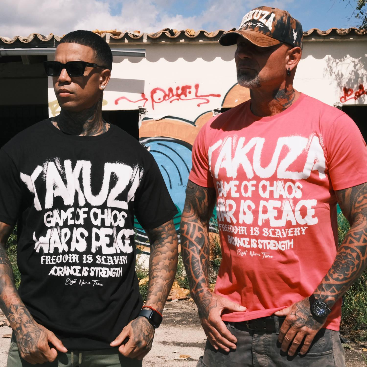 Pánské triko Yakuza War Regular TSB 25021 geranium