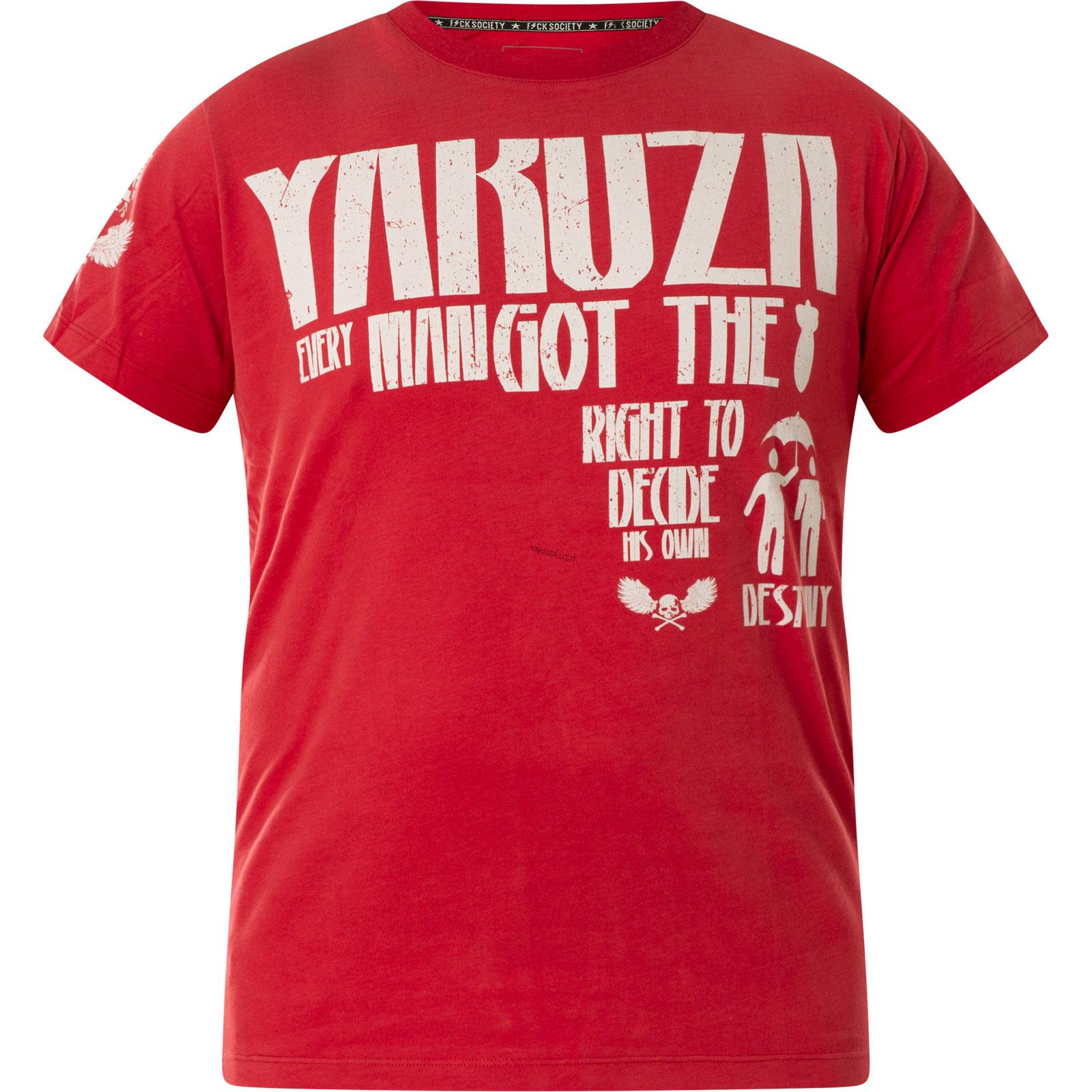 Pánské triko Yakuza RIGHT TO DECIDE TSB 18036 chili pepper