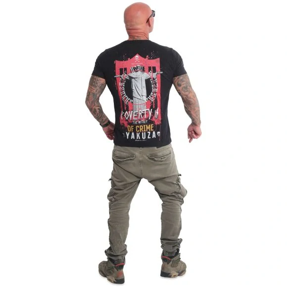 Pánské triko Yakuza SHARP EYE TSB 22015 Black