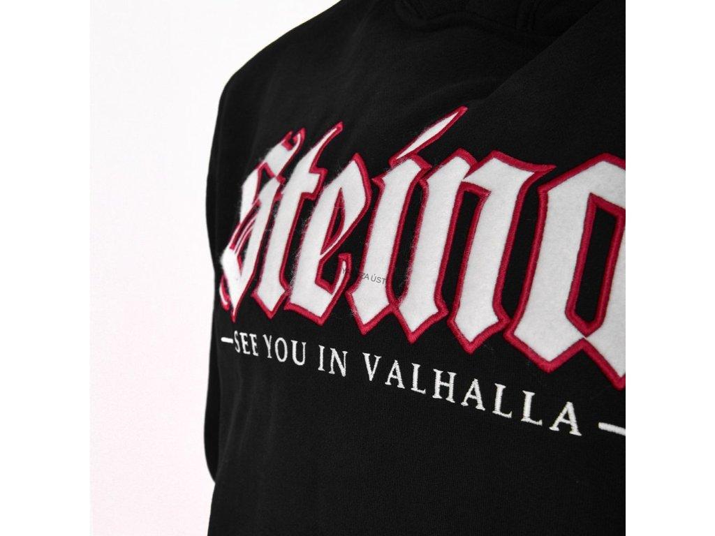 Mikina s kapucí Sofjell schwarz KPZS 19170