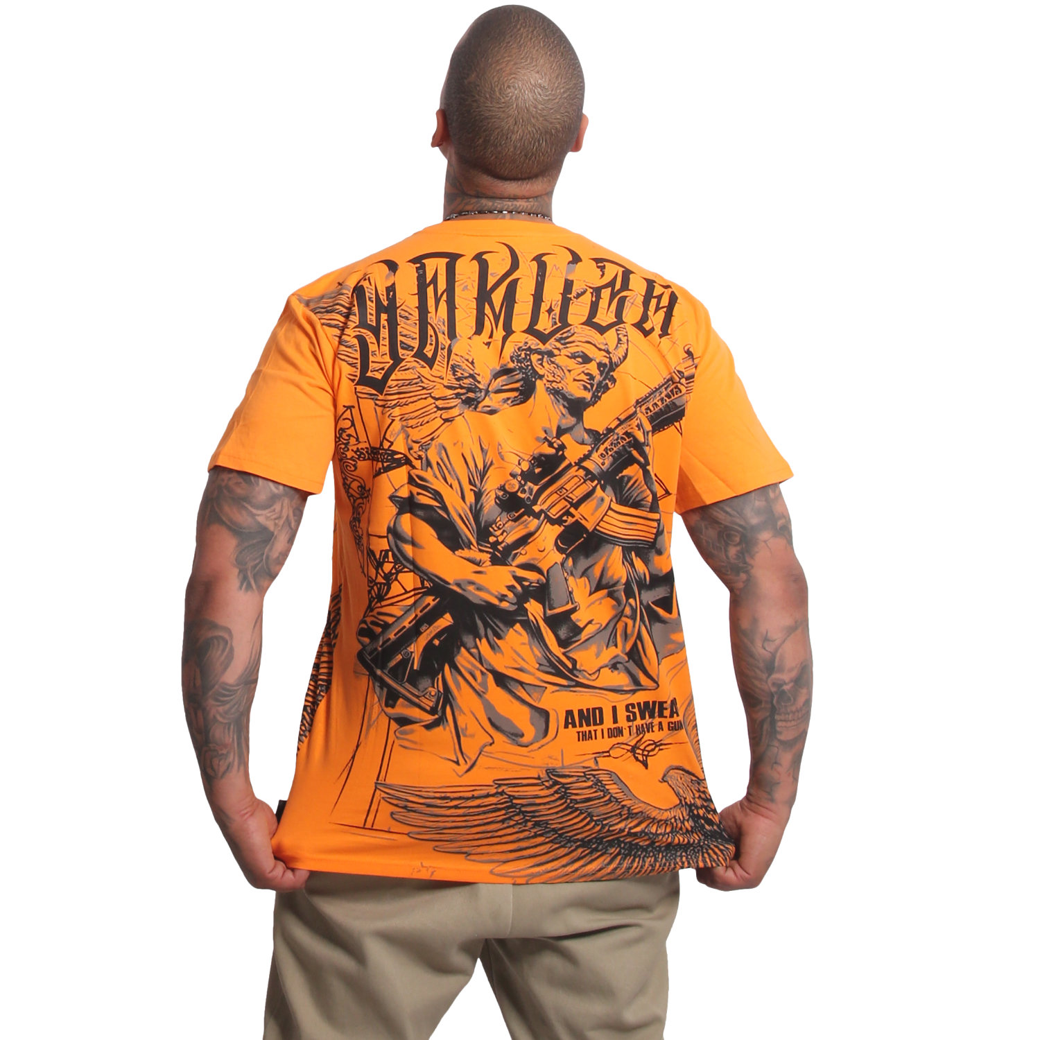 Yakuza pánské tričko SWEAR REGULAR TSB 26001 Orange