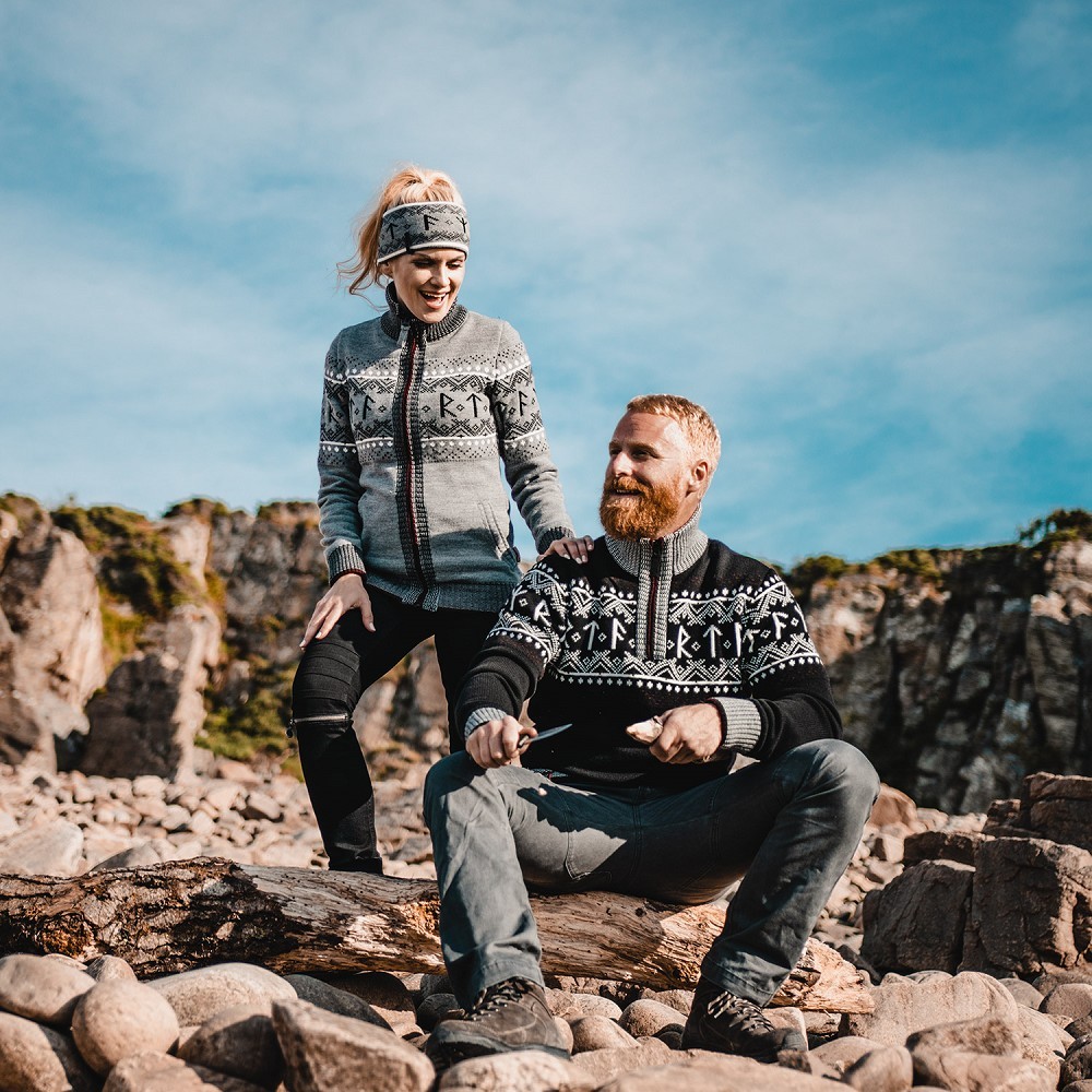 Zateplený svetr Thor Steinar "svetr RUNA šedý" 900050569