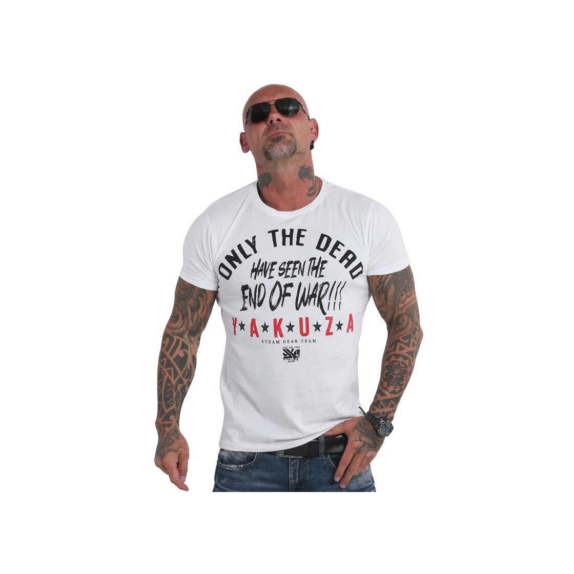 Pánské triko Yakuza Dead End TSB 19041 white