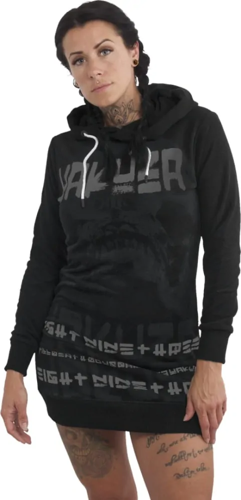 Dámské mikino šaty Yakuza Galvanic black